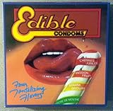 EDIBLE CONDOMS CANDY LIKE SHEATHS FOR AFTER BATH OR SHOWER USE (NOVELTY ONLY)