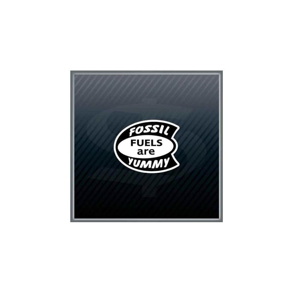 Fossil Fuels are Yummy Hot Rod Vintage Car Sticker Decal on PopScreen