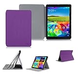 Samsung Galaxy Tab4 8.0 (8-Inch) Case Cover, FYY Ultra Slim Magnetic Smart Cover Multi-Angle Stand Case for Samsung Galaxy Tab4 8.0 (8-Inch) Purple (With Auto Wake/Sleep Feature)