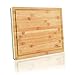 Extra Large Bamboo Cutting Board for Kitchen with Juice/Drip Groove by Easy Concept - Thick, Non-Slip Laminated Layers for Meat Carving (Butcher Block), Fruits, and Vegetables - Organic Serving Block