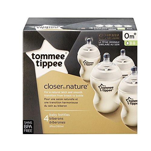 Tommee Tippee Closer to Nature Bottles, 9 Ounce, 4 Count