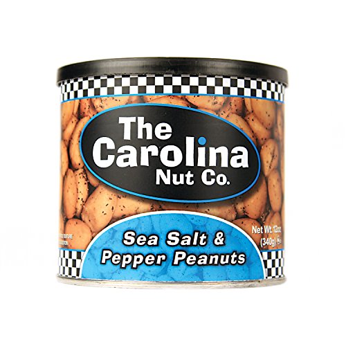 The Carolina Nut Company Peanuts, Sea Salt and Pepper, 12 Ounce