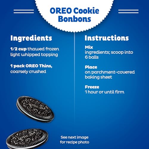 OREO THINS CHOCOLATE SANDWICH COOKIES, 9.1OZ