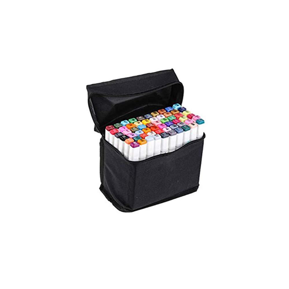 Twin Tip Touch Marker Pen 48 60 80 Colours Animation Design Graphic Sketch Fine Markers Blendable Double Sided Markers (48 Pens)