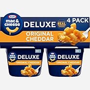 Kraft Deluxe Original Easy Microwavable Macaroni and Cheese Cups (4 ct Pack, 2.39 oz Cups)