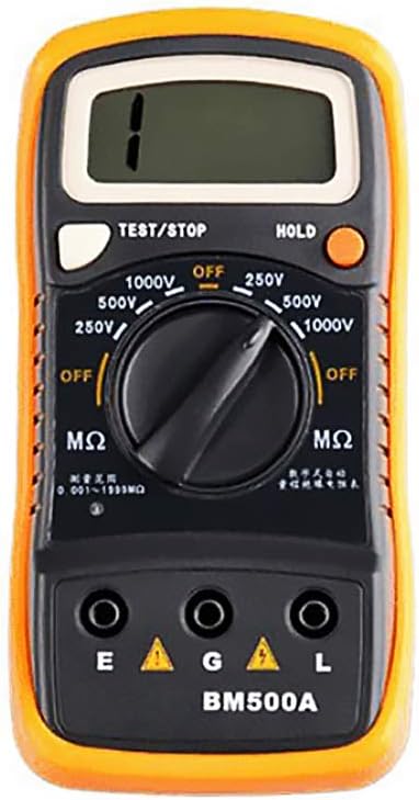 Digital Insulation Resistance Tester Multi Function 1000v Megohm 500a Resistance Insulation Test Tool Digital Megohm Meter Insulation Tester