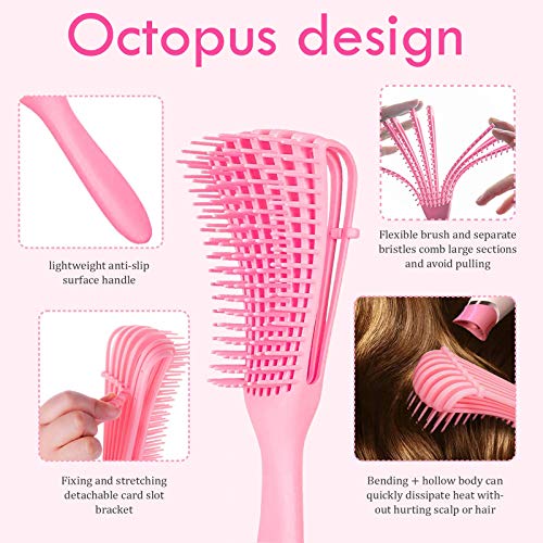 Ez Detangler Brush Flex Detangling Brush Curly Hair Brush for Wet Hair