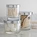 U.S. Acrylic Premium Quality Plastic Bathroom Vanity Canister Set of 3 | Signature Collection