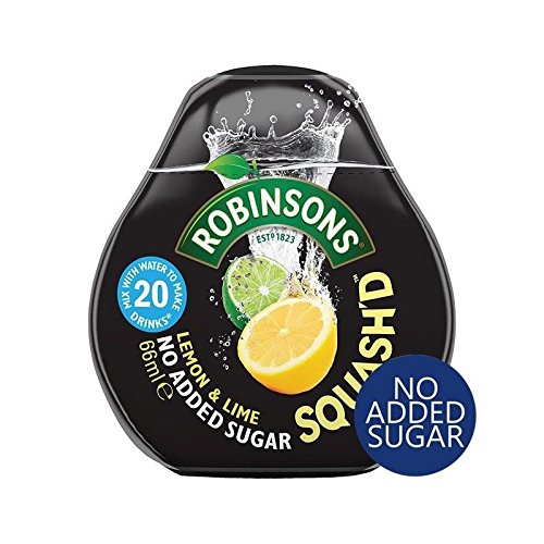 Robinsons Squash'd Lemon & Lime No Added Sugar 66ml (Pack of 2)
