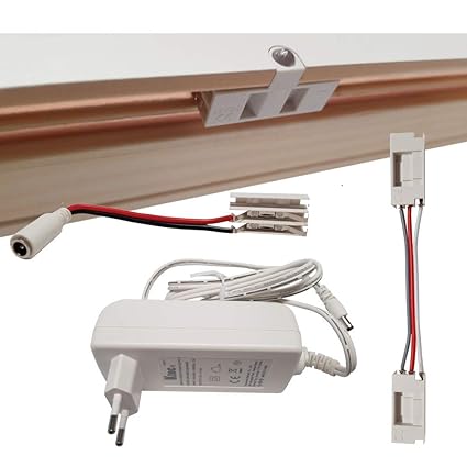 LED Licht Fuß- u. Sockelleisten ?Starterpaket 2,5m ? Warmweiß ? Lichtleiste ? Sockelleiste mit Licht ? Luxus