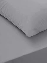 Sapphire Collection 300 Thread Count Egyptian Cotton Fitted Sheets - Grey view 2