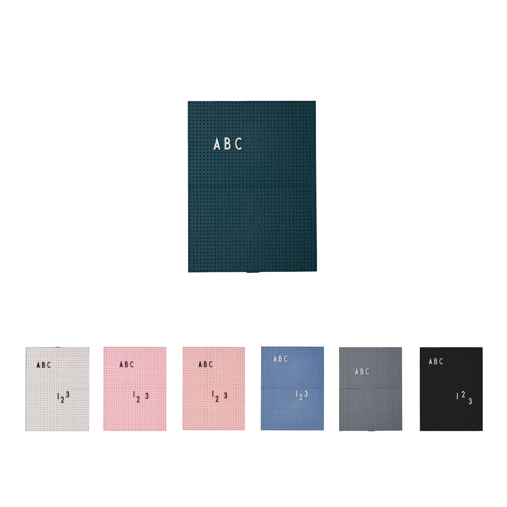 Design Letters Felt Memo Letter board | A4 Message board | Changeable Letter board for everyday | Aesthetic Room Decor for Home, Kitchen, Office Display | Dark Green