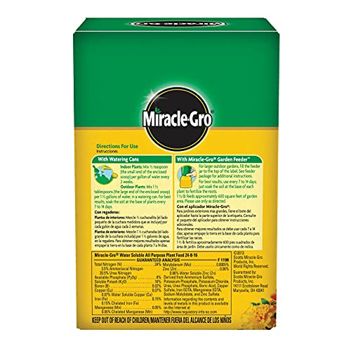 MiracleGro Water Soluble All Purpose and Shake 'N Feed Plant Food