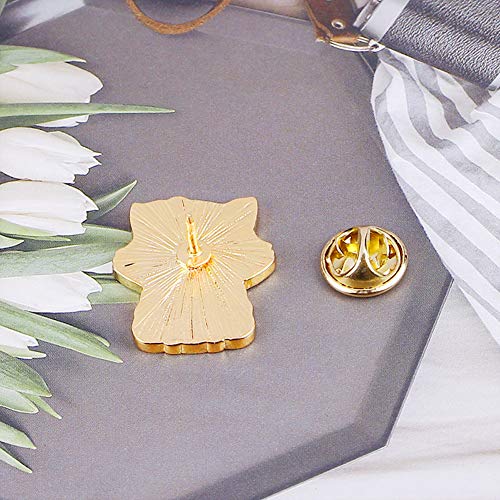 KimYoung Cute Enamel Lapel Pin Sets Carton Animal Brooch Pin (Cat Pin)