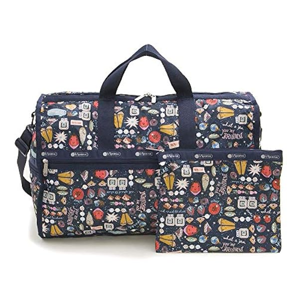 Lesportsac レスポートサック ボストンバッグ ラージウィークエンダー 7185 F502 Little Jewels リトルジュエルズ 並行輸入品