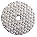 Easy Light 4 Inch Diamond Dry Polishing Pads for Sanding Marble Granite Stone (Pack of 7, Grit 50-3000)