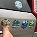Anderson Design 61 National Parks MINI Emblem Sticker Set