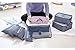 Cocoly 7pcs travel Organizers Packing Cubes Luggage Organizers Compression Pouches