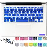 Valawy Silicone Ultrathin Keyboard Cover for MacBook Pro 13-Inch/15-Inch/17-Inch (with or without Retina Display), iMac and MacBook Air 13-Inch, Dark Blue