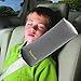 Valuetom Seatbelt Headrest Pillow Cover Shoulder Pad Comfy Support Car Pillow for Kids(Gray)