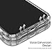 iPhone X Case Clear,iPhone 10 Case with Ring,Voice-Conversion Dustproof Case with TPU Bumper Drop Protection Slim Shockproof for Apple iPhone X (Clear)