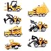 JOYIN 28 Pack Valentines Party Gift Cards with Mini Construction Vehicle Toy Set for Kids Valentine's Classroom Exchange Prizes