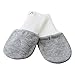 Crummy Bunny Newborn Baby Mittens - Blue, Grey and White, No Scratch Mittens, 3 Pairs