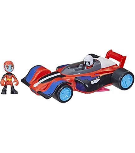 Macchinina Cat-Car PJ Masks Con Gattoboy - Veicolo Deluxe Con Rotaie Rotanti, Giocattolo 3+ Anni - 3