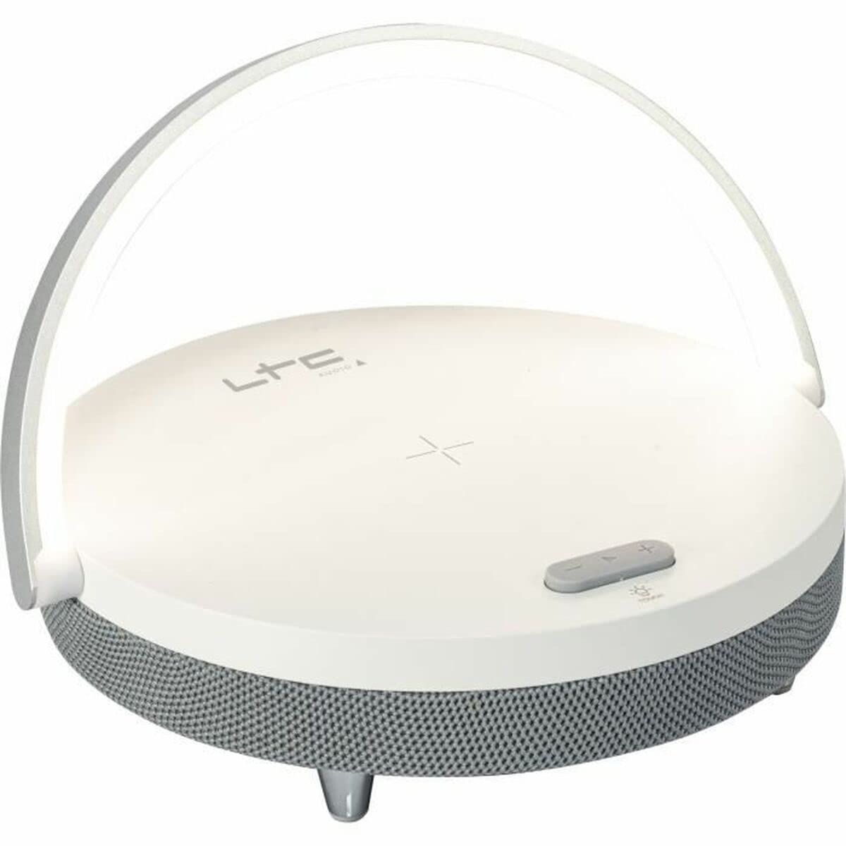 LTC - SMOOTH-LIGHT - Luminous 5W Bluetooth speaker with induction charger function and hands-free kit - White and grey