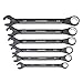 Husky 100-Position Double Ratcheting Wrench Set, SAE (6-Pieces)