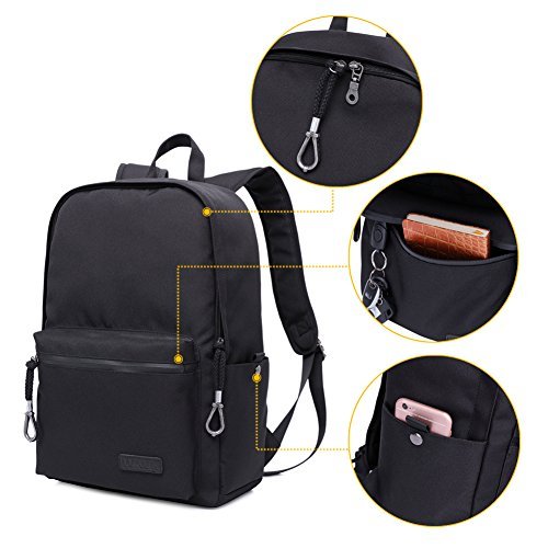 LUXUR Casual Laptop Backpack School Business Waterproof Hiking Daypack