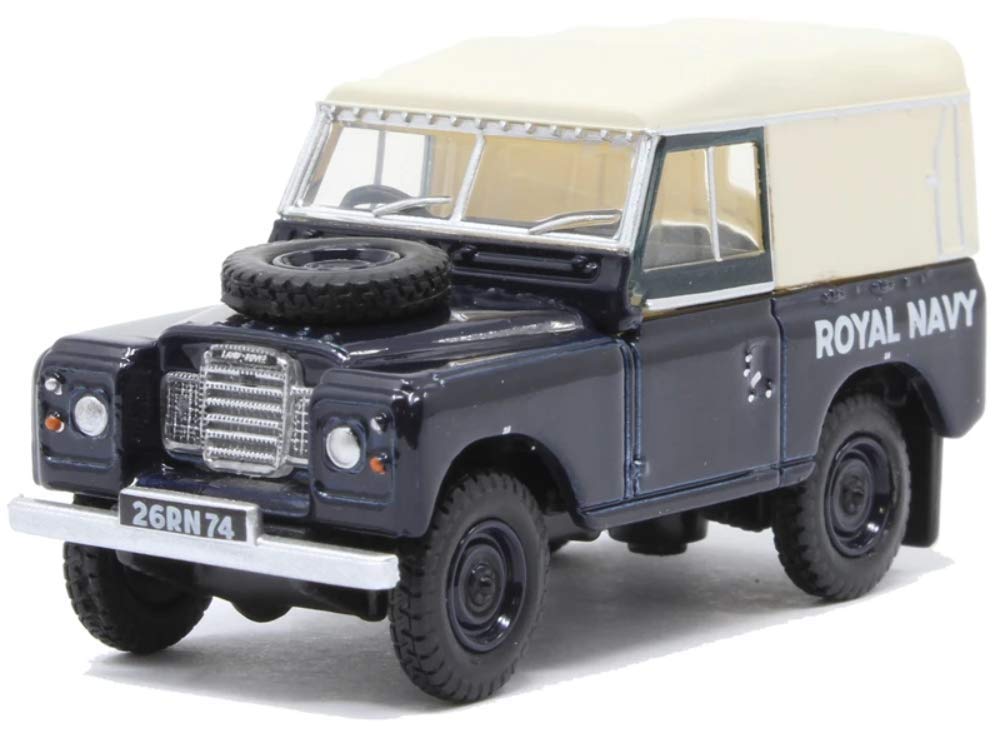 Oxford Diecast 1/76 Land Rover Series III SWB Canvas Royal Navy