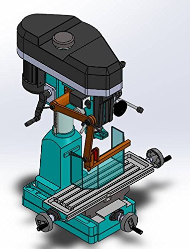 Milling/Drilling Machine Safety Guard,"Universal Mount", ATS Safety Part # MG-4