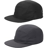 COOLSOME 5 Panels Hat Basic Daily Wear Breathable Quick Dry Cap