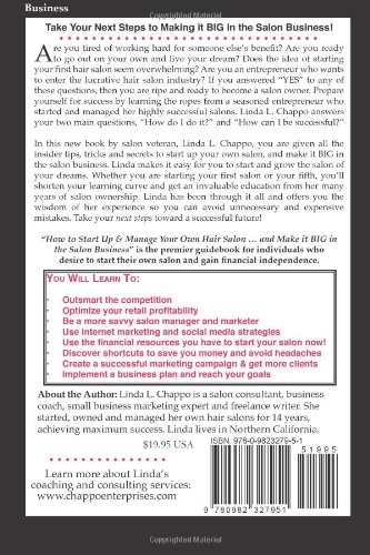 How To Start Up Manage Your Own Hair Salon And Make It Big In