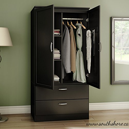 Organizer Dresser Huntington Armoire Wardrobe Closet Wood 