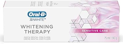 Creme Dental 3D White Whitening Therapy Sensitive Care 1 Unidade, Oral B, Oral B