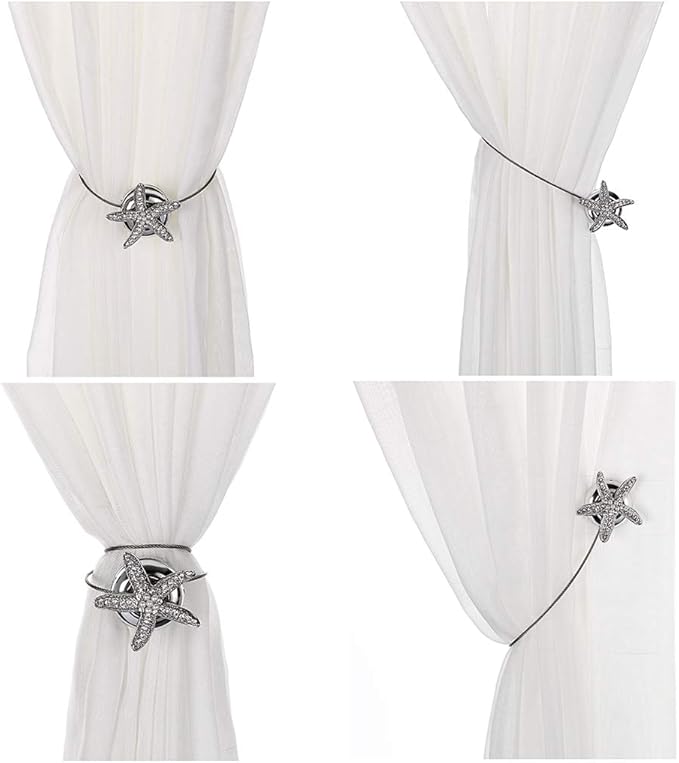 1 par de cortinas de cocina amarre para