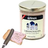 Krinos Taramosalata Greek Style Caviar Spread 8 Ounce Jar