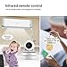 2019 New 1080P FHD WiFi IP Camera Indoor Wireless Security Camera Motion Detection Night Vision Home Surveillance Monitor 2-Way Audio Baby/Pet/Elder (White)