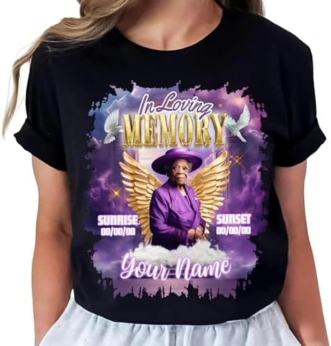 Amazon.com: in Loving Memory Personalized Memorial Shirts, Custom