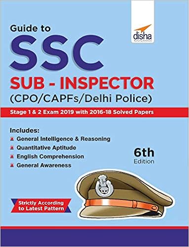 SSC CPO Previous Year Question Paper PDF in english