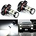 JDM ASTAR Bright White Max 50W High Power 2504 PSX24W LED Fog Light Bulbs