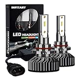 Infitary LED Headlight Bulbs 9005 HB3 Conversion Kits Auto Headlamp Car Headlight 64W 6500K 8000Lumens Super Bright- 1 Pair- 2 Bulbs per Set