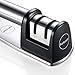 Knife Sharpener for Straight and Ceramic Knives,Barbestar Kitchen Knife Sharpener with 2 Stage Diamond Coated Sharpening Wheel System, Non-slip Base,Safe and Easy to Use