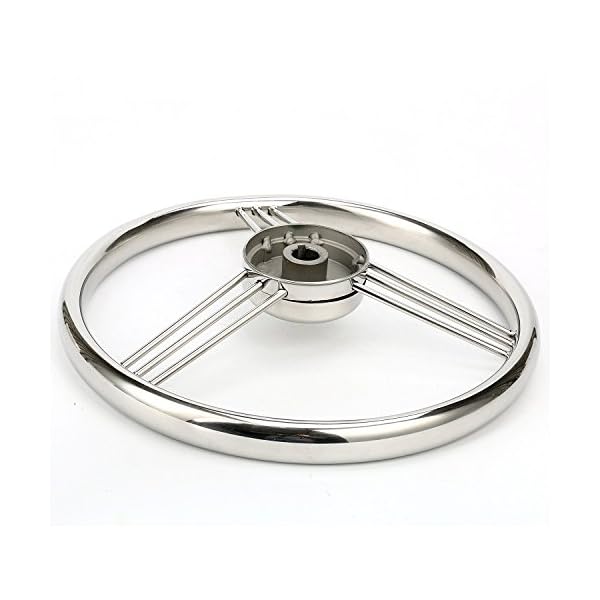 Amarine-made-135-Inch-9-Spoke-Stainless-Boat-Steering-Wheel-10-Degree-9500S380