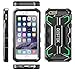iPhone 6 Case, DESTEK Wing Series Heavy Duty Case for 4.7 inch iPhone 6 All-Around Protective Stand Case,Two Stand Modes, Built-in HD Screen Protector Black