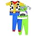 Toy Story Woody Buzz Boys 4 pc Cotton Pajamas Set