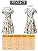FENSACE Womens Short Sleeves Casual A-Line Halloween Pumpkin Dress, Candy, X-Large