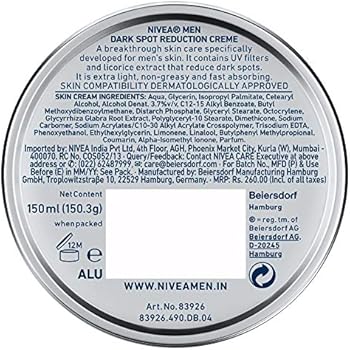 nivea men dark spot reduction creme